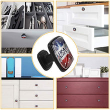 bandiera americana 4 PCS Pomelli per Porta, Pomolo per Mobile, Pomelli per Mobili con Viti, Maniglia per Armadietto, Pomelli per Porta, Pomelli per Cassetti per Porta, Armadio, Cassetto e Credenza
