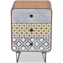 Tidyard Armadietto Cassettiera Moderno in MDF con 3 Cassetti 39,5x35,5x56,5 cm,Comodino Camera da Letto Moderno con Cassetti,Cassettiera Camera da Letto,Armadietto con Cassetti