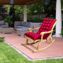 basku Cuscini per Sdraio da Giardino, Cuscino Prendisole Cuscino per Esterno da Giardino Cuscino per sedie a Sdraio Cuscino Imbottito per Sedia reclinabile con Cinghie (120 * 50 * 12cm)