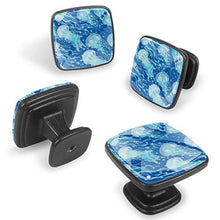 Medusa incandescente 4 PCS Pomelli per Porta, Pomolo per Mobile, Pomelli per Mobili con Viti, Maniglia per Armadietto, Pomelli per Porta, Pomelli per Cassetti per Porta, Armadio, Cassetto e Credenza