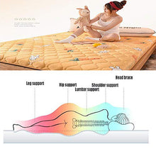 Materassi Letto Giapponese,Addensare Morbido Sfoderabile Pieghevole Feuchtigkeit Absorbierend Materasso Tatami per Resto Camera,D-100 * 190cm