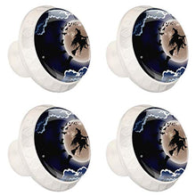 Strega di Halloween 4 PCS Pomelli per Porta, Pomolo per Mobile, Pomelli per Mobili con Viti, Maniglia per Armadietto, Pomelli per Porta, Pomelli per Cassetti per Porta, Armadio, Cassetto e Credenza