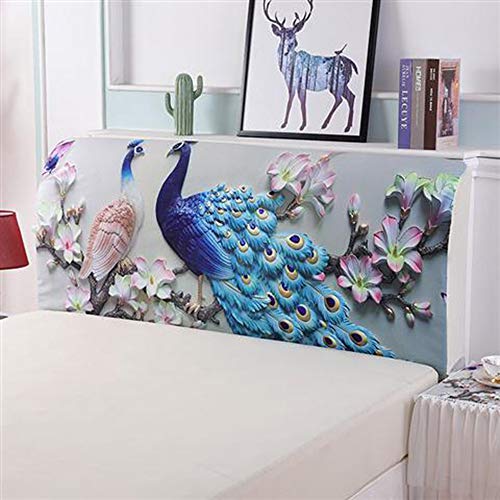 HOME MEIRONG Copertura Testata Letto Matrimoniale/Fodera Testata Letto Elastica Protezione Testata Letto Elastico Protezione Testata Letto， Copri Testata Letto Matrimoniale,Colour21-180cm