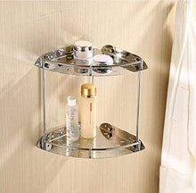 PYROJEWEL Bagno Doccia angolare Rack - Non Forata in Acciaio Inox Triangolo Carrello Bagagli Bagno Ciondolo d'angolo Rack igienici Rack mensola da Bagno