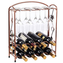 ZLJ Portabicchieri da Vino Portabottiglie in Ferro Creativo Portabicchieri Europeo di Moda Portabottiglie portaoggetti