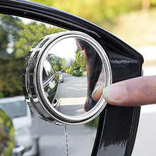 Lecimo Specchio Tondo per Auto Specchietto retrovisore 360 ° Punto cieco Obiettivo grandangolare Caldo