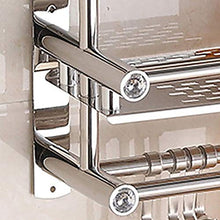 GAL Ragazza Moderno Creativo Argento a Tre Piani 1 Bagno in Acciaio Inox Bagno Rack/Rack/Appendere a Parete