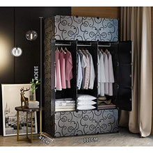 Cassapanche GGJIN Armadio noleggio Struttura Semplice assemblaggio Governo di immagazzinaggio Moderna Minimalista in Acciaio in Camera da Letto in Tessuto plastico
