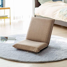 HongTeng Divani Giapponese Tatami Lazy Couch Sacchetto del Fagiolo Singolo Tempo Libero Sedia Camera da Letto bay Window Sedia Pieghevole 42 × 49 × 9 cm