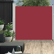 Tendone laterale allungabile, 170 × 300 cm, rosso
