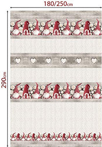 Pezzoli Shop Telo arredo copritutto copridivano granfoulard GNOMI (Rosso, cm 180 x 290)