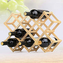 Scaffale Legno Porta Vino Pratico Scaffale Per Bottiglie Di Vino Portabottiglie Per Vino - Artigianato Per La Decorazione Della Casa, Portabottiglie Per La Casa Semplice, Portabottiglie Pieghevole