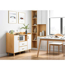 KYEEY Credenza Cucina Governo di immagazzinaggio Consolle Armadio con cassetto Mobili Soggiorno (Color : Wood, Size : 120x34x97cm)