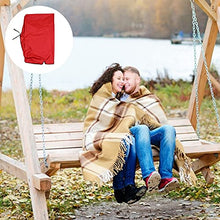 Yardwe Altalena Sedile di Copertura Giardino Yard Hanging Hammock Polvere Seggiolino Copertura della Sedia Swing all' Aperto Impermeabile Panno Rosso della Copertura di Ricambio per La