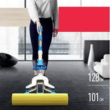 SSAYY Spray Mop Mop in Spugna Assorbente/Mop in Cotone A Colla per Uso Domestico Pieghevole/Spremibile/Impugnatura Umanizzata