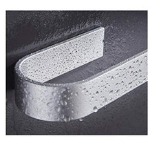 Portasalviette da parete in alluminio satinato a forma di U unipolare forato-C1_Lunghezza 25 cm Da Parete Autoadesivo Porta Salviette da Bagno