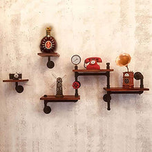 MoDi Wine Rack Retro Style Industriale Tubo di Acqua a Parete Vino Rack
