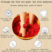 ERHANG di Legno del Piede Bagno Barrel Pedicure Bacino Domestici Piedi Ammollo Salute Addensare Idromassaggio di Mezza età E Anziani Sanità Regalo (H: 26cm)