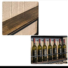 PZW Semplice e Creativo Portabottiglie Nordico Appeso a Parete in Legno Ferro Mensola a Muro Portabottiglie Portabottiglie Portabottiglie Portabicchieri Vino Portabicchieri AltoA