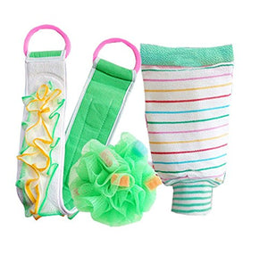Dragon Troops Set di 3 Accessori Doccia Accessori Bagno per Donna e Uomo, Verde