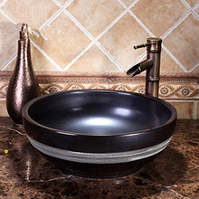 Lavabo di ceramica fatto a mano di stile dell'Europa Lavabo artistico del controsoffitto artistico lussuoso del lavandino di lusso