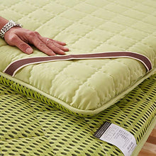 QXTT Materasso Futon Matrimoniale Singolo Pieghevole Materasso Letto Futon Portatile Tatami Morbido Allevia Il Mal di Schiena Materasso Non-Slip Addensare Dormendo Stuoia Stuoie Bed,Green-120 * 200cm