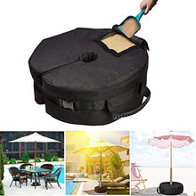 Base per Ombrellone da Giardino,18" Staccabile Ombrellone da Giardino Rotondo Sacchetto di Sabbia Base Ombrello Base Portaombrelli Portatile Esterna Pesante con Apertura Grande e 2 Impugnature,85 LBS