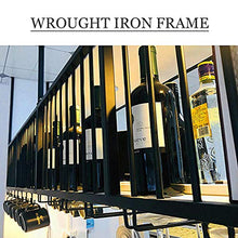 Organizzare Cucina Ferro Arte Soffitto Portabottiglie Semplice Industriale Ristoranti/Cucine/Bar Portabicchieri da Vino Appeso Portabottiglie Vino Rosso in Legno Massello con Luce/l Ca
