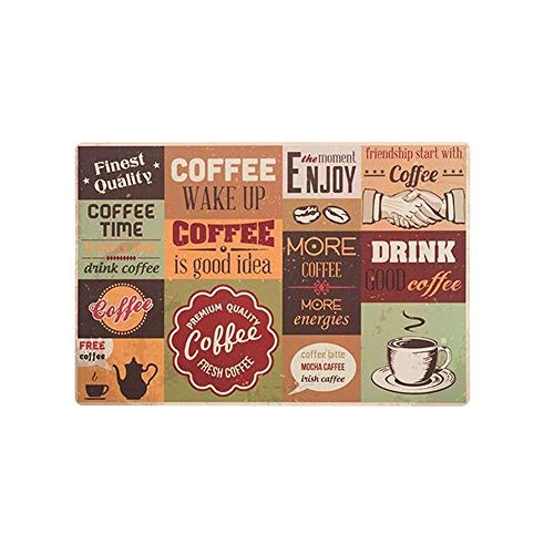 Set di 4 sottopiatti per la decorazione del soggiorno della cucina della colazione (Vintage)