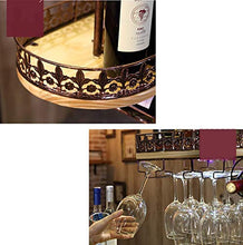 Semplice e Creativo Rosso Semplice e Creativo Portabottiglie Bar Semplice e Creativo Portabottiglie Cornice in Vetro per Vino Appesi Calici Retrò Cornice in Vetro per Vino Rosso a Testa in Giù Append