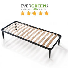Evergreenweb - Kit Rete e Materasso Singolo 80x190 Memory Foam Alto 20 cm Sfoderabile con Cuscino Gratis, Set Letto - Materasso Effetto Massaggiante Rete Singola a Doghe in Legno Ortopedica Offerta