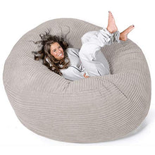 Lounge Pug®, Pouf Sacco Gigante XXXL 'Mega Mammut', Corda Classica - Panna