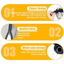 SUNY Ombrellone da Giardino con Zanzariera Regolabile in Altezza E Diametro, Tenda A Rete Portatile, Ombrellone Convertitore, Trasforma Il Tuo Ombrellone in Un Gazebo (300X230cm)