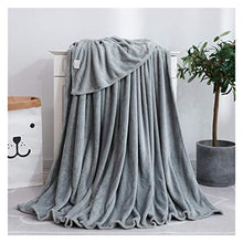 DSLK Hot Home Tessile Flanella Coperta Ponderata Super Calda Morbida Coperte Solide Tiro Tranquillità Coperta Ponderata (Color : Silver Gray, Size : 120x200cm)