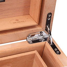 Panjianlin Cigar Box Humidor può Essere Usato Come Regalo di Alta qualità Solido Legno di Cedro Legno con Vassoio può Contenere 150 Cigar Box Portable di Viaggio Cigar Box di stoccaggio