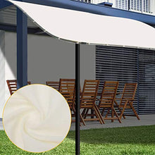 Fuguzhu - Gazebo per barbecue in tela 420D, impermeabile, copertura superiore per tetto da esterni, cortile (non incluso supporto in acciaio) (3 x 2,6 m)