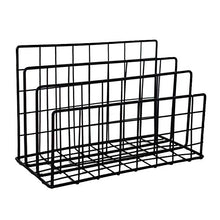 Organizzatore da scrivania, ferro da stiro, scrivania per riviste, organizer in metallo, porta giornali, organizer per trucchi, accessori da scrivania per ufficio, casa, scuola