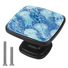 Medusa incandescente 4 PCS Pomelli per Porta, Pomolo per Mobile, Pomelli per Mobili con Viti, Maniglia per Armadietto, Pomelli per Porta, Pomelli per Cassetti per Porta, Armadio, Cassetto e Credenza