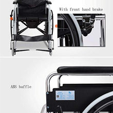 Carrozzine Semoventi, Transito Portatile da Viaggio con WC Lega di Alluminio, Pieghevole Autoportante Multifunzione Trolley Anziani/Disabili Walker Troll Scooter Senior/Disabili A