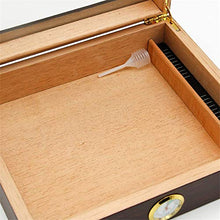 TGhosts Cigar Humidor, Desktop Cigar Humidor Cigar Box di stoccaggio, con igrometro e umidificatore Contiene 20-35 Sigari
