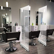 WAWB Schermo Igienico Trasparente, Protezione da Starnuto, Schermo Divisorio. 800X2000mm. Palestra, Salone, Parrucchiere, Barbiere, Bar, Pub, Ristorante