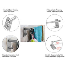 Qobobo® Porta Asciugamani Bagno da Parete Portasciugamani