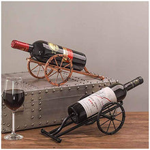 LKDF Portabottiglie Creativo, Portabottiglie in Ferro per Bottiglia Singola A Forma di Triciclo Artigianato Ornamenti Medievali Ottimo per La Cucina di Casa Arredamento Cantina,Bronzo