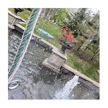 SHIJINHAO Telo Impermeabile Esterno,Tela Cerata In PVC, Foglio Trasparente Impermeabile Antipolvere Con Anello Di Tenuta Antiruggine Per Riparo Antipioggia Per Balcone, Copertura Per Mobili, 50 Dimens