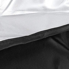 zcyg Copertura di Ricambio Dondolo da Giardino Copertura Battente, Doppia Giardino Outdoor Giardino Impermeabile Swing Sunshade del Parasole Canopy Panno di Ombra 142x120x18cm Nero
