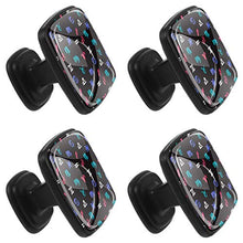 Segni dello zodiaco Pomelli per Porta Set di 4 Pomelli per Mobili Manopole per Cassetti Cucina Armadio Vetro