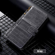 Miagon Coccodrillo Portafoglio Cover per Samsung Galaxy S21,Pu Pelle Flip Custodia Caso con Kickstand Slot Schede Chiusura Magnetica,Grigio