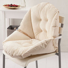 SM SunniMix Scocca Forma Stuoia Caldo Divano Sedia Tutto Tondo Pad Cuscino-Beige