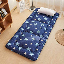 HKX Tappetino Pieghevole Addensato, Letto coprimaterasso Futon futon Tradizionale Portatile Twin Full Queen King-A 180x200cm (71x79 Pollici)