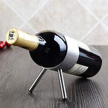 DZSF Wine Rack, Bottiglia Singola Holder controsoffitto Vino, Newness Moderna in Acciaio Inox di Servizio Display Rack Vino